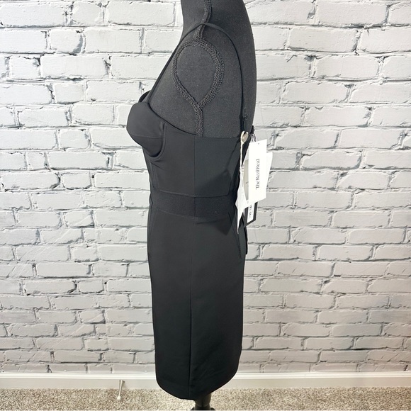 Alexander Wang Corset Bustier Mini Dress NWT Size 2 Black Bodycon Cocktail Party - Picture 2 of 13
